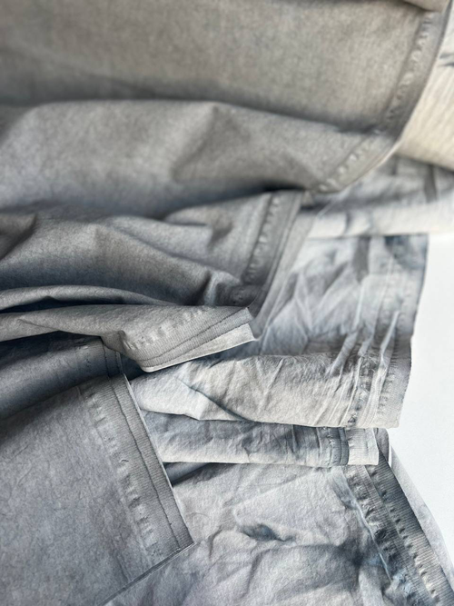 Вареный хлопок цвет «Грей» (поплин)