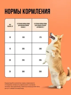 Корм сухой BOWL WOW для взрослых собак средних пород с ягненком, индейкой, рисом и добавлением моркови