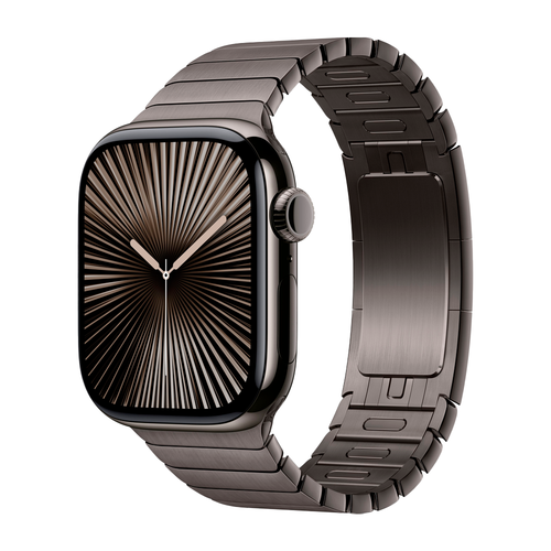 Умные часы Apple Watch Series 10 GPS + Cellular, 42mm, Slate Titanium Case with Link Bracelet, Slate
