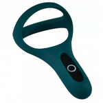 Виброкольцо Magic Motion Rise темно-зелёное