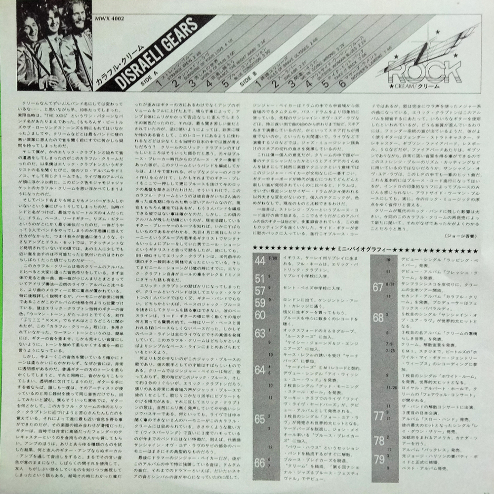 Cream / Disraeli Gears (LP)