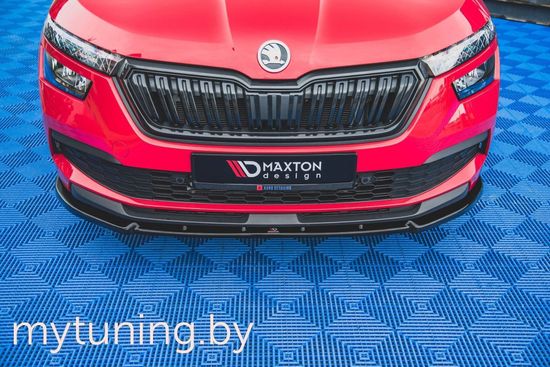 Сплиттер бампера переднего для SKODA Kamiq (19-...)