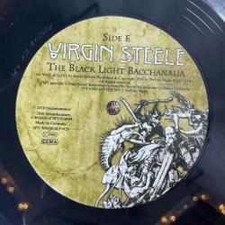 Винтажная виниловая пластинка LP Virgin Steele The Black Light Bacchanalia (Germany 2010)