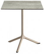 Стол ламинированный обеденный Scab Design Tripe, тортора, состаренный серый дуб