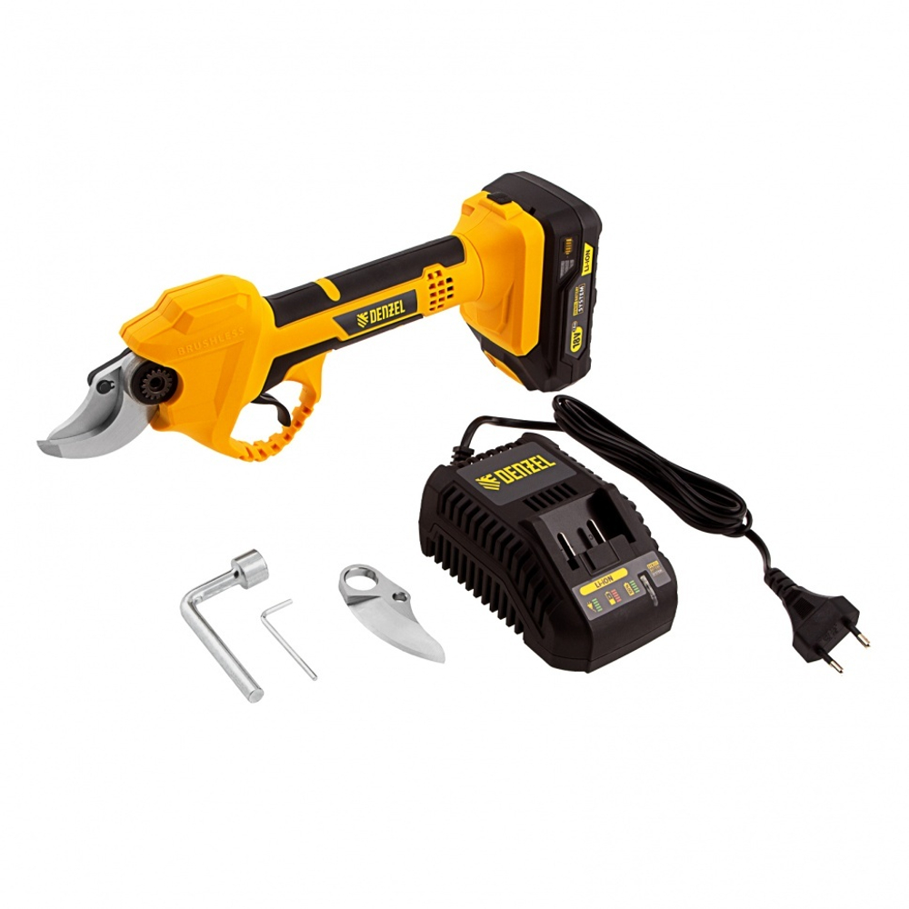 Секатор аккумуляторный CP-30, 18В Li-Ion// Denzel