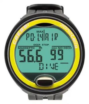 Подводный компьютер Cressi Donatello желтый