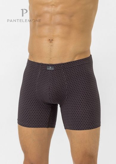 Трусы мужские боксеры удлинённые Pantelemone PMHL-1179, соты синие