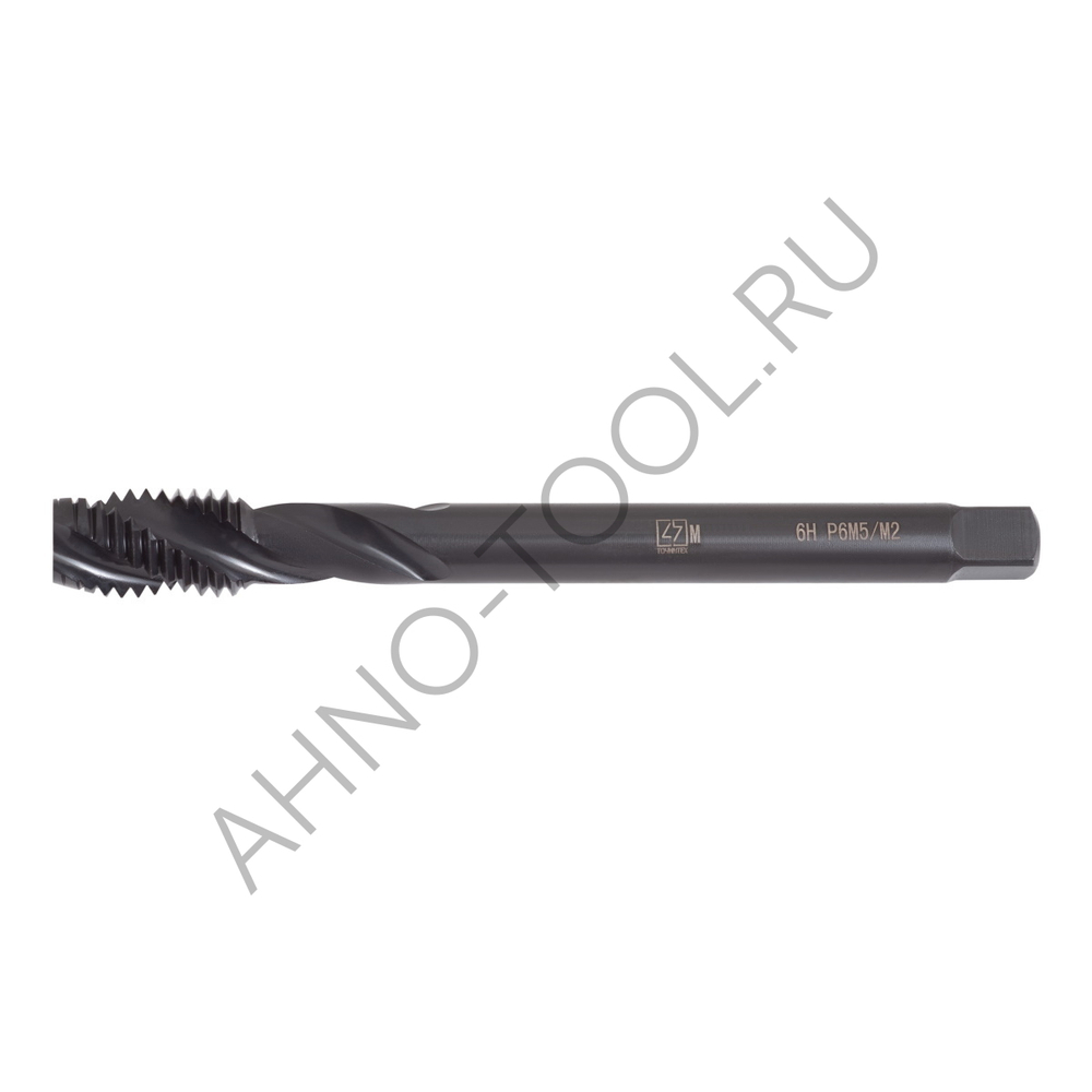 Метчик м/р М12х1,5 Р6М5/М2 DIN376 BLACK OXIDE, с винтовой канавкой, ТОЧИНТЕХ