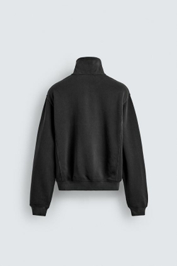 ZARA Х AARON LEVINE ТОЛСТОВКА НА МОЛНИИ, ЧЕРНЫЙ
