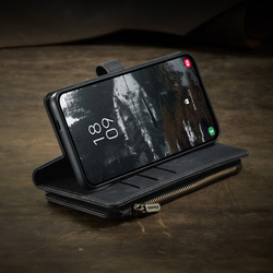 Многофункциональный чехол-кошелек CaseMe 3 in 1 Matte Wallet для Samsung Galaxy S25 Edge