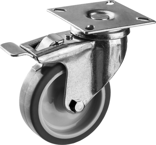 30946-75-B Колесо поворотное c тормозом