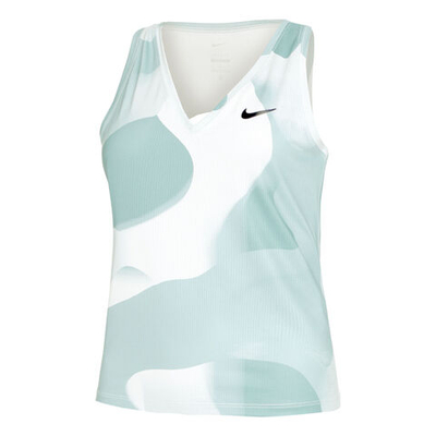 Женская теннисная майка Nike Court Victory Dri-Fit Printed Tank Top Women - White, Grey