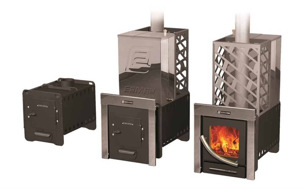 Банно-отопительная печь ERMAK CUBE 16