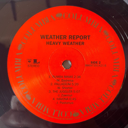 Винтажная виниловая пластинка LP Weather Report Heavy Weather (США 2008)