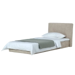 Бескаркасная кровать с матрасом BuySunny (велюр)