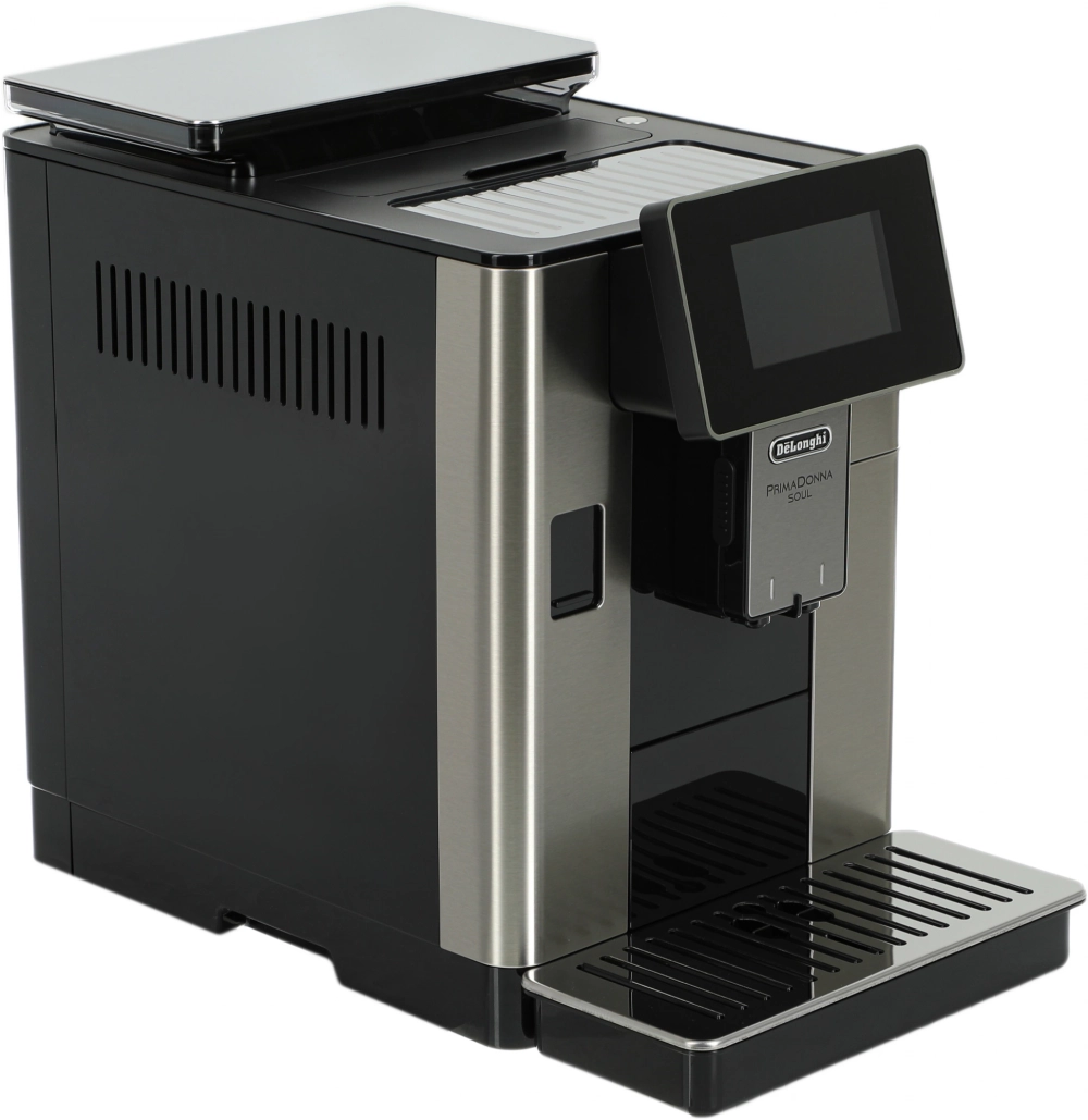 Кофемашина Delonghi Primadonna Soul ECAM610.75.MB 1450Вт черный/серебристый