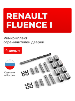 Ремкомплект ограничителей дверей Renault Fluence (I) (4 двери, тип 80) 2010-2017