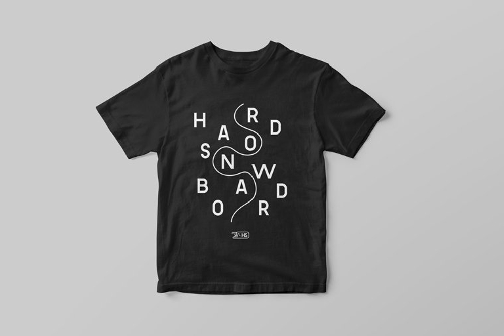 Футболка hardsnowboard