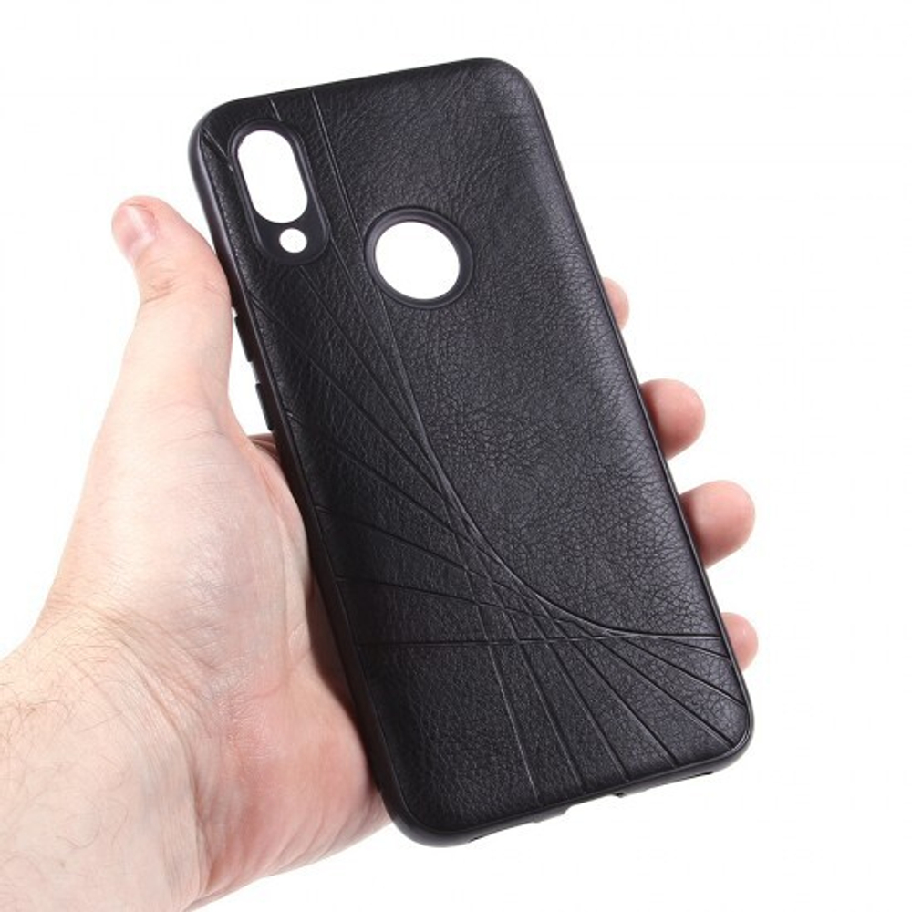 Чехол ТПУ под кожу для Xiaomi Redmi 7, 011178 Светло-коричневый