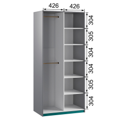 Шкаф для одежды Кэнди КШ-3