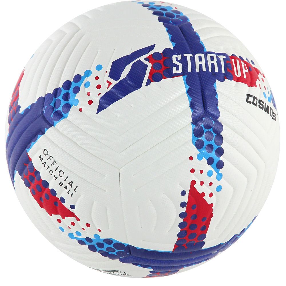 Мяч футбольный Start Up Cosmos, ПУ, р5, Blue Red