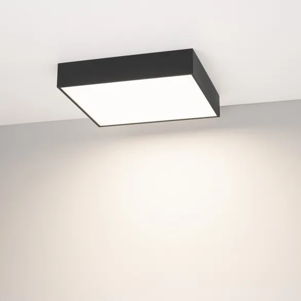 Светильник SP-QUADRO-S350x350-30W Day4000 (BK, 120 deg, 230V) (Arlight, IP40 Металл, 3 года) 034793