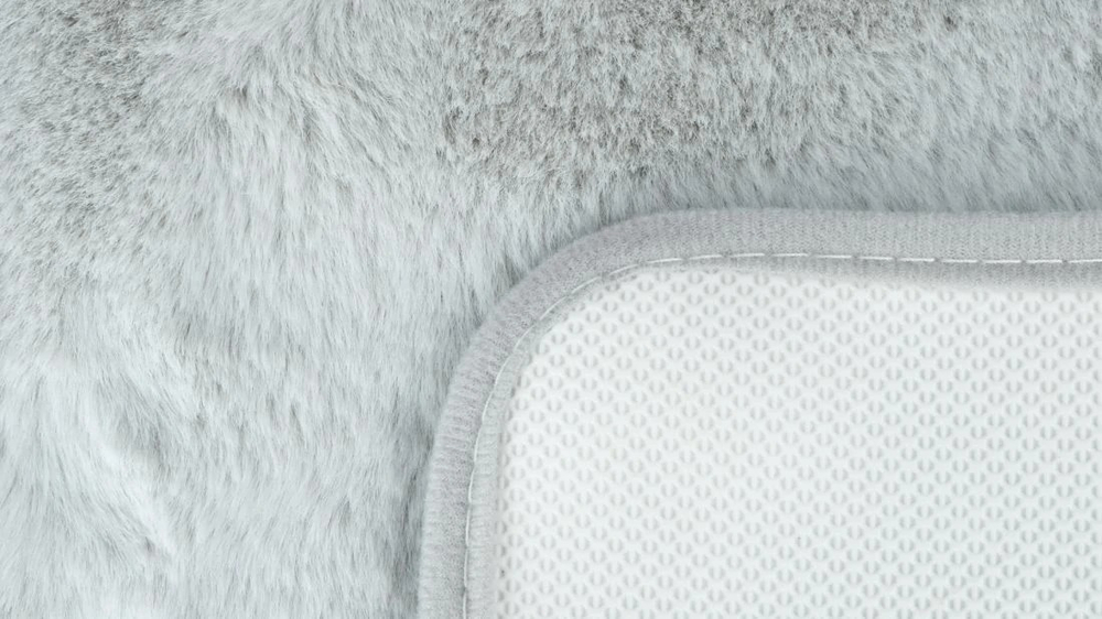 "NICE" Коврик для ванной 1-ый голубой (50х80см) FX-9002C