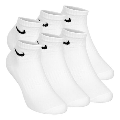 Носки теннисные Nike Everyday Cushioned Ankle Sports Socks 6 Pack - White, Black