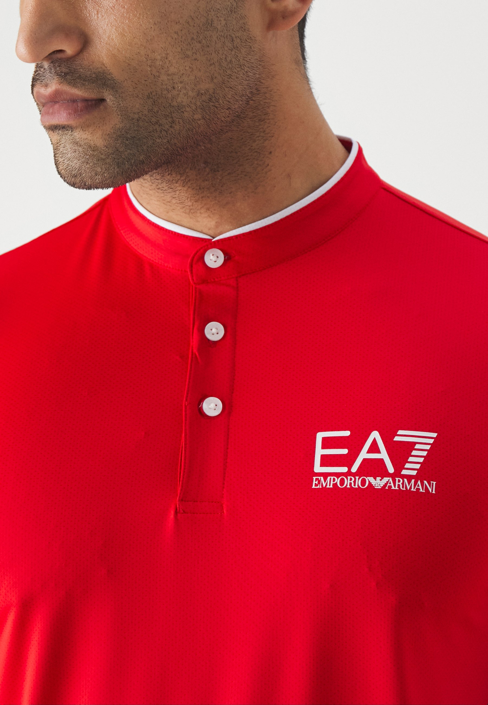 EA7 Emporio Armani Футболка-поло - Красный