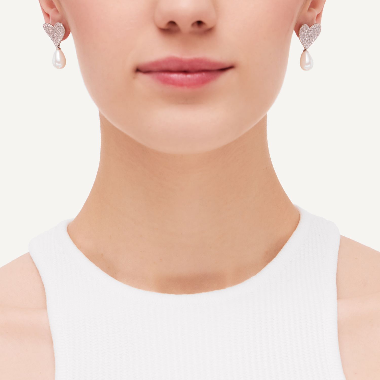 Серьги Hearted Point Earrings – Silver