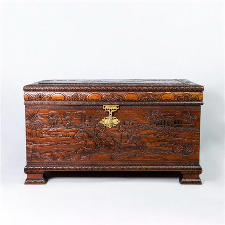 Винтаж: Сундук в арабском стиле из ценного дерева