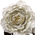 Искусственные цветы «FLOWERS GLAMOUR» 60см Пионы 2 цветка белые