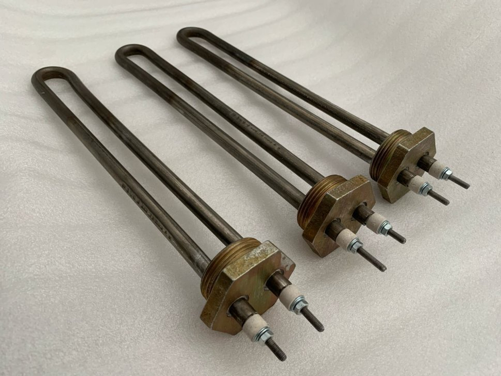 Блок ТЭНБ 4.0 кВт нерж.сталь (фланец G1 1/4" угл. сталь)