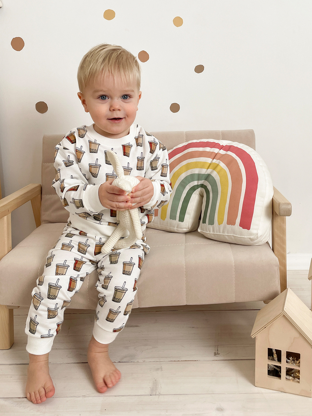 Утеплённый комплект Mjölk Стаканчики, уценка