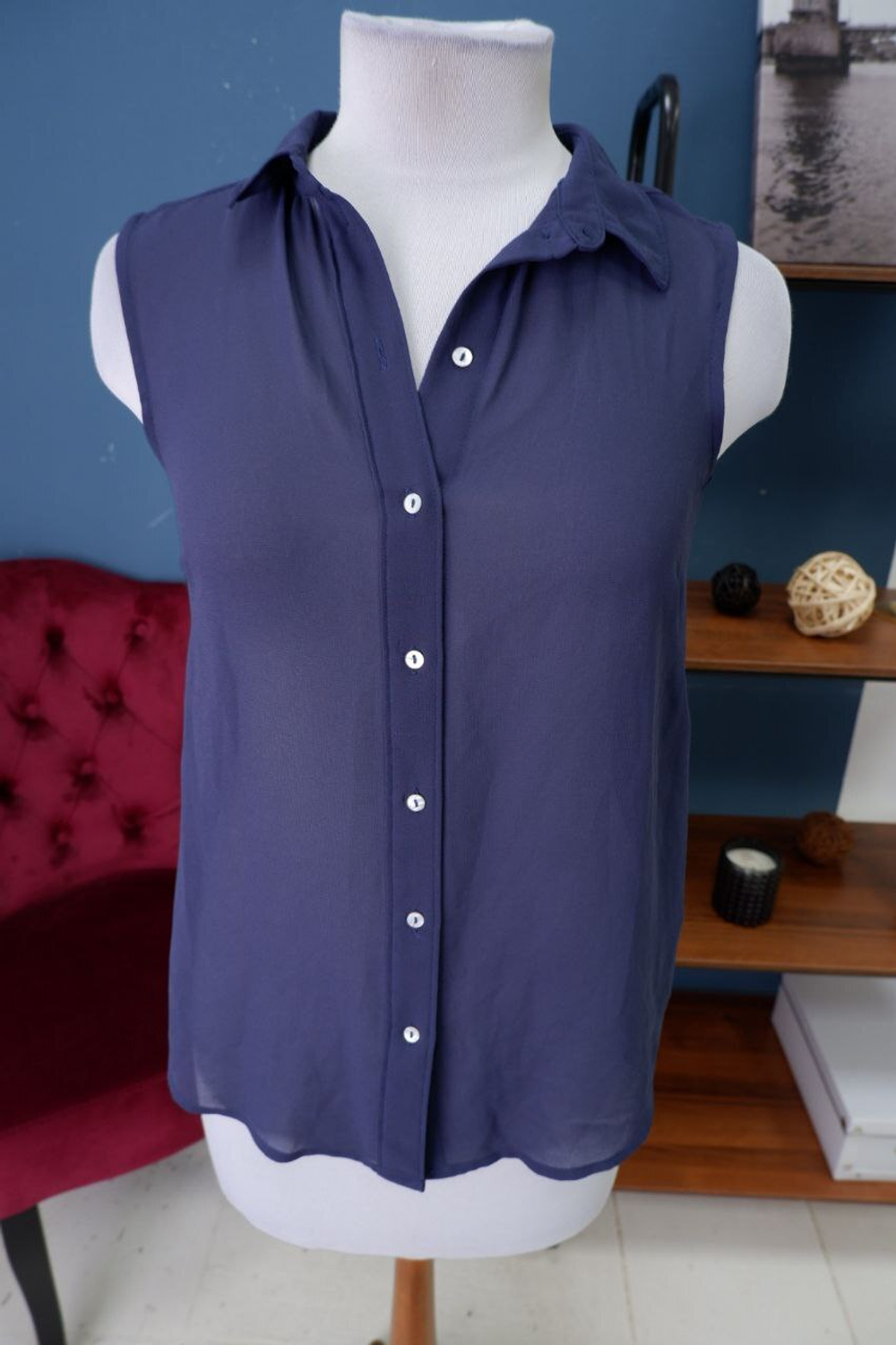 Блузка H&M лаконичная 38 размер