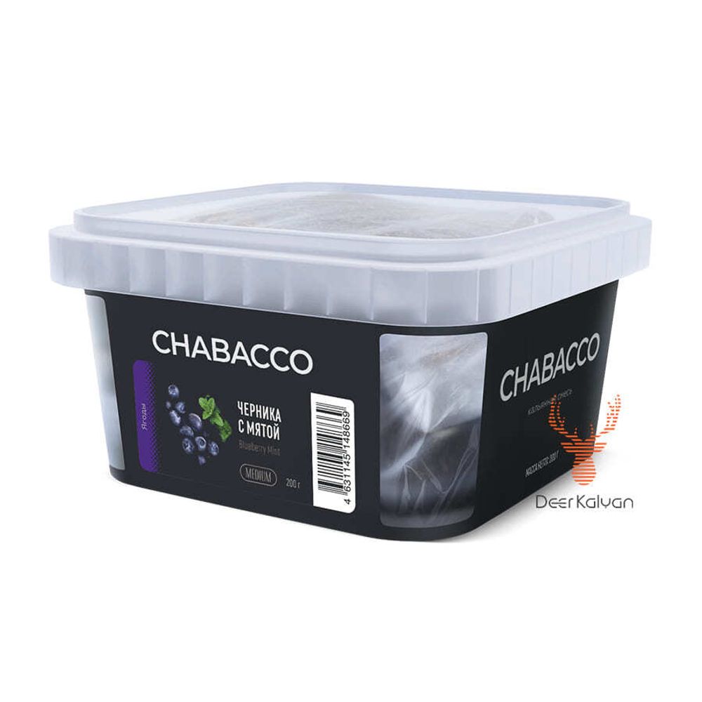 [М] Chabacco &quot;Blueberry Mint&quot; (Черника с Мятой) Medium 200 гр.