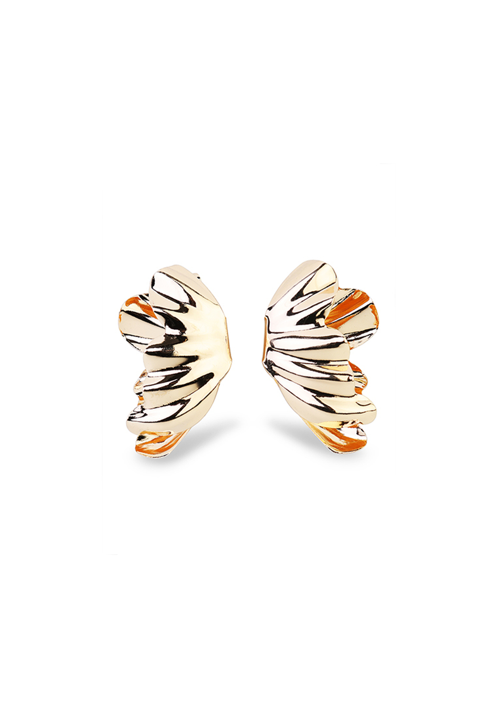 Серьги "Крылья" цвет - золото