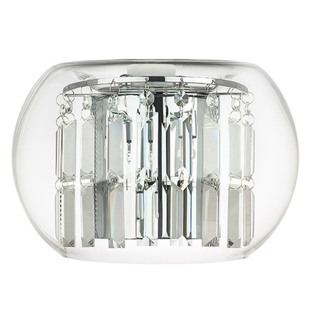 753634 Бра ACQUARIO 3х20W G4 12V ХРОМ хрусталь+стекло