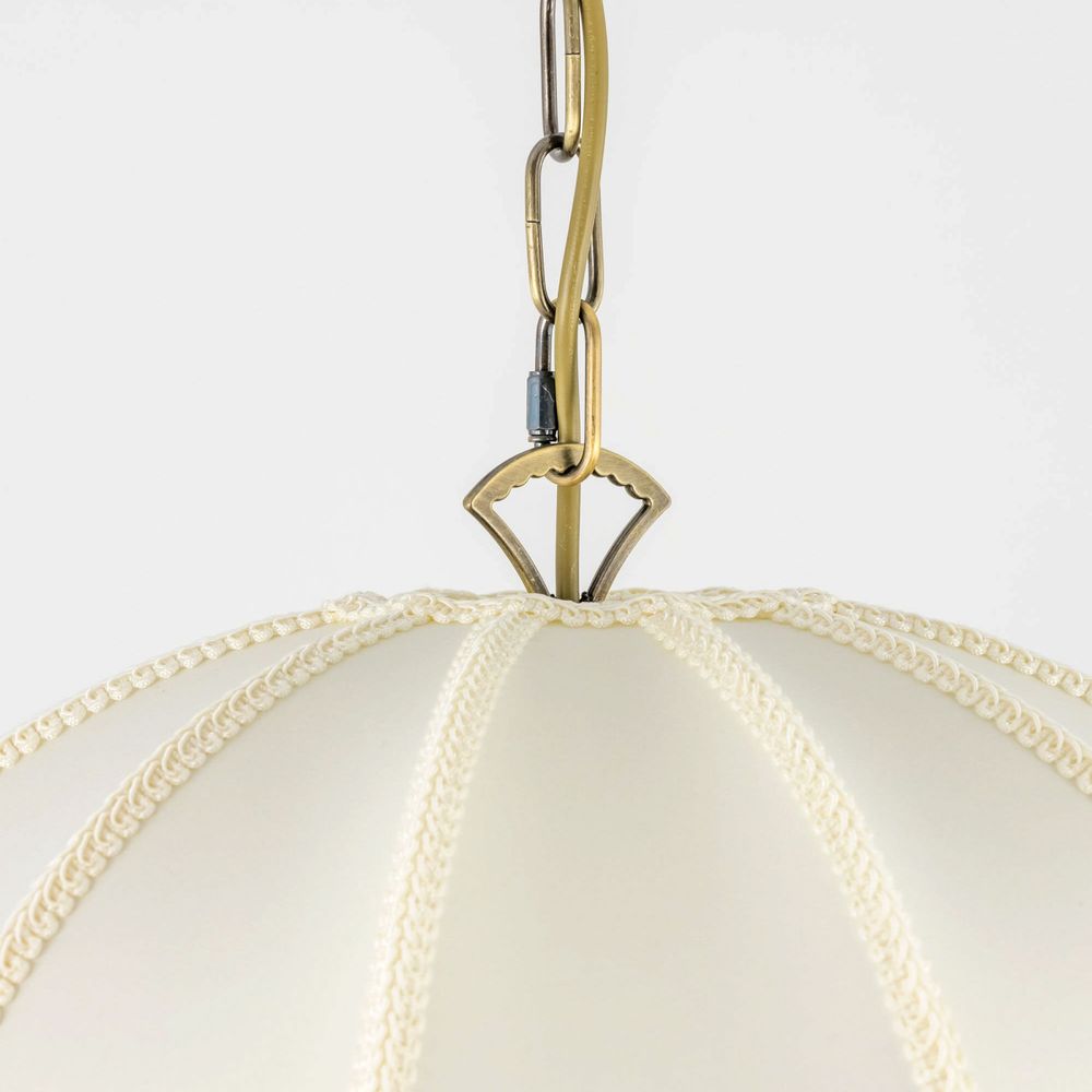 Citilux Базель CL407151 Люстра подвесная с бежевым абажуром