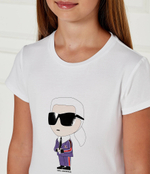 Футболка Karl Lagerfeld Kids - белый(Z30211)