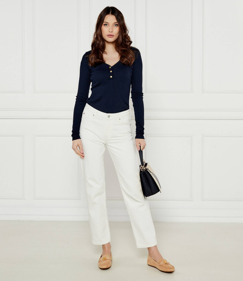 Блузка HENLEY Tommy Hilfiger - темно-синий(WW0WW43905)