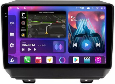 Магнитола для Jeep Wrangler 4 2018+ - FarCar 9565 на Android 13, QLED+2K, TS10, CarPlay, 4G SIM-слот