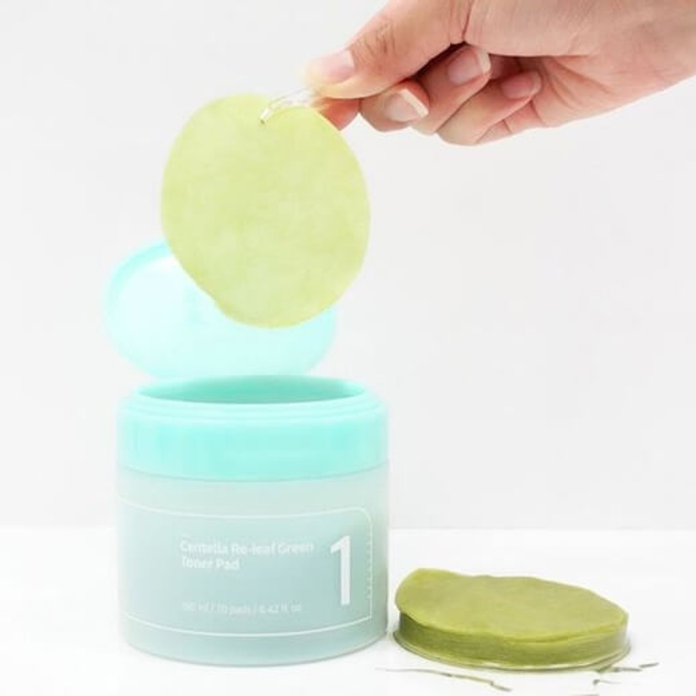 Numbuzin No.1 Centella Re-Leaf Green Toner Pad 70шт