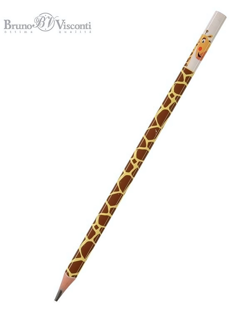Карандаш ч/г НВ пластиковый корпус "ArtGraphix Fun.Жираф" (Bruno Visconti)