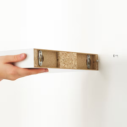ЛАКК LACK Полка настенная, белая, 30x26 см