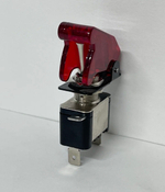 12V - 20A / Тумблер зажигания с крышкой, выключатель 12 вольт, 20 ампер. красный, TG (1 шт.)