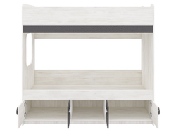 Кровать Ассоль Свет.дерево/Графит