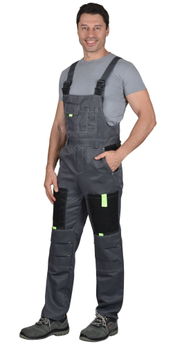 Костюм "Nerss-ФАВОРИТ" куртка, п/к т.серый с черным