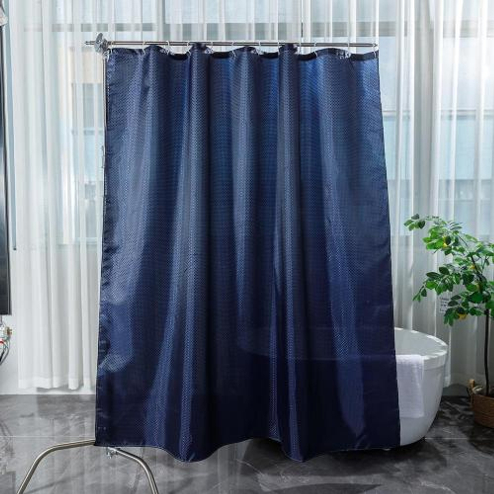 Штора для ванной 180*180см полиэстер, BZ-YA07NB