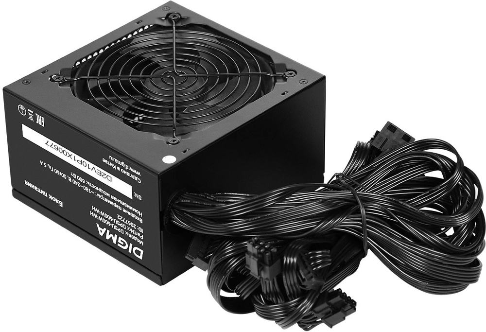 Блок питания ATX Digma DPSU-600W-WH